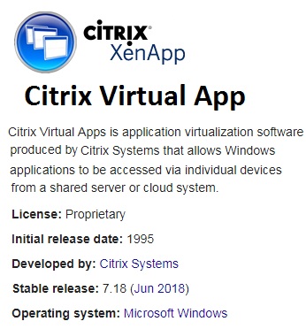 ا استفاده از سیستم مجازی ساز اپلیکیشن سیتریکس XenApp و Citrix Virtual App شما می توانید برنامه ها و دسکتاپ های تحت ویندوز و تحت سیستم عامل لینوکس Windows & Linux Base Operating Systems & Application خود را به راحتی از طریق وب و اینترانت و اینترنت